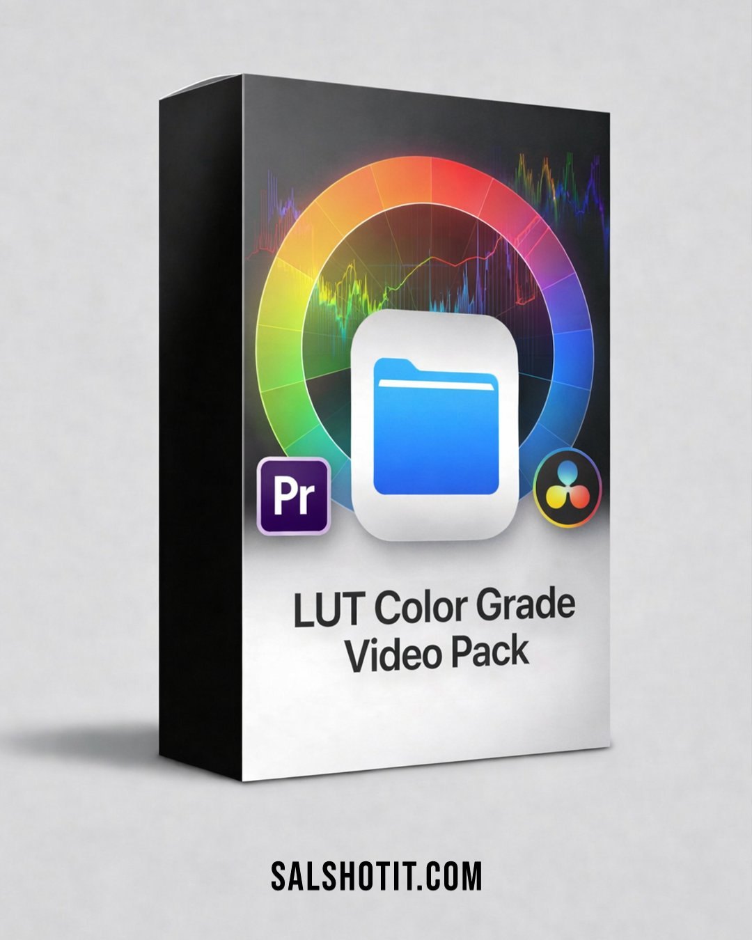 LUT Color Grade Pack box mockup