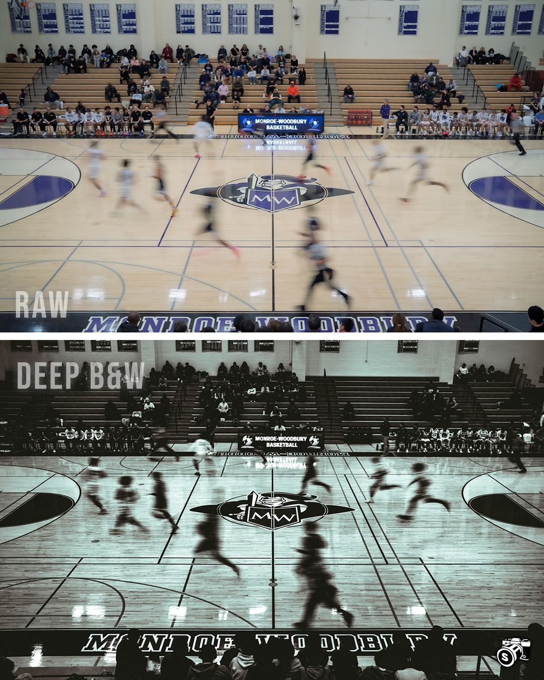 Preset before-and-after example 7