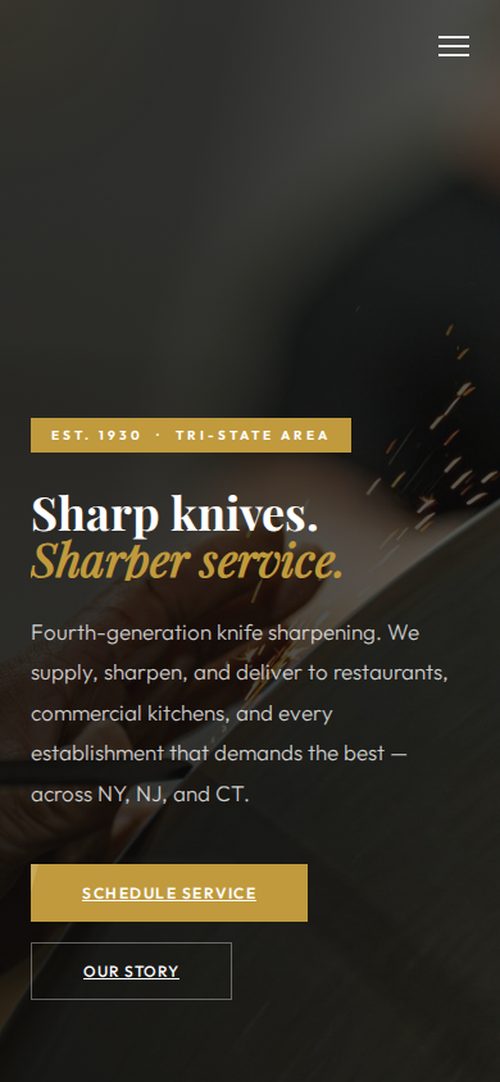 Ambrosi Knife Service mobile view